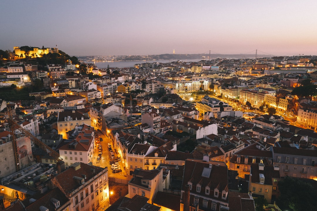 Bairro Alto at evening in Lisbon