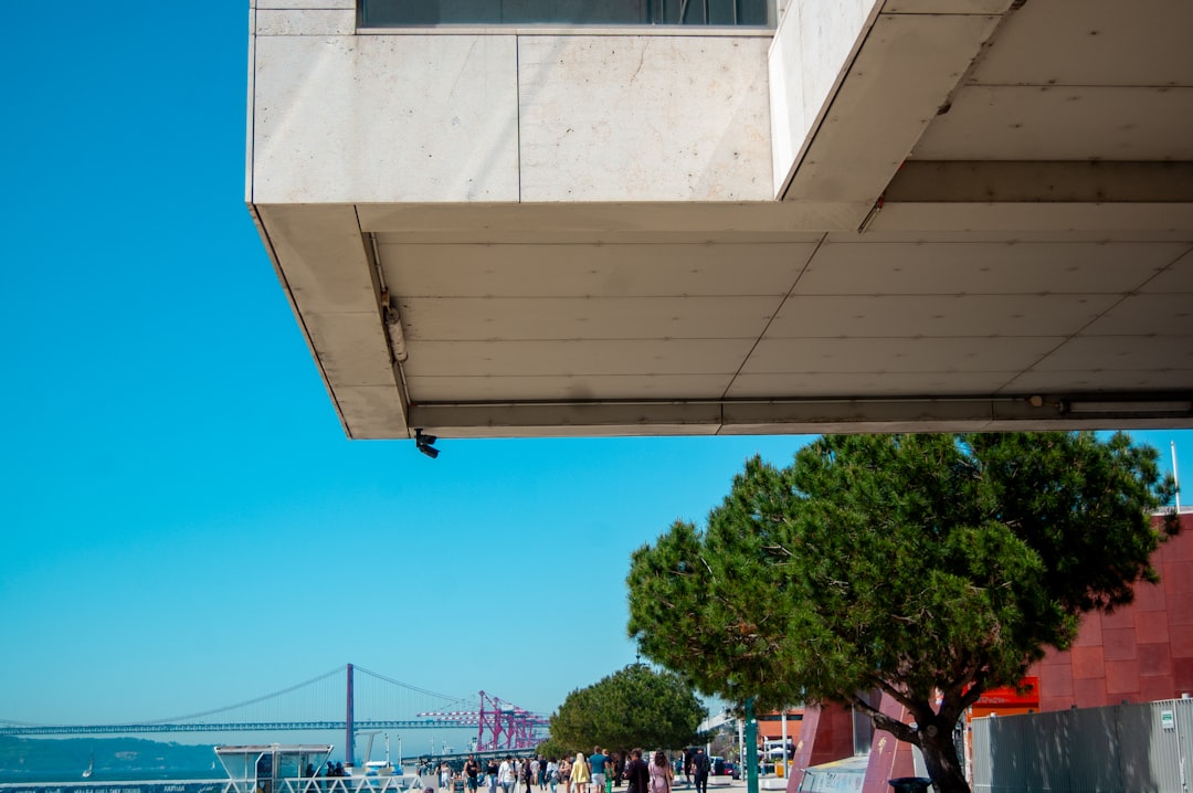 The waterfront promenade at Cais do Sodré